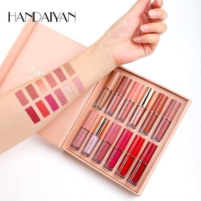 Velvet Matte Liquid Lipstick Set of 12Pcs